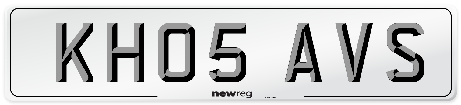 KH05 AVS Number Plate from New Reg
